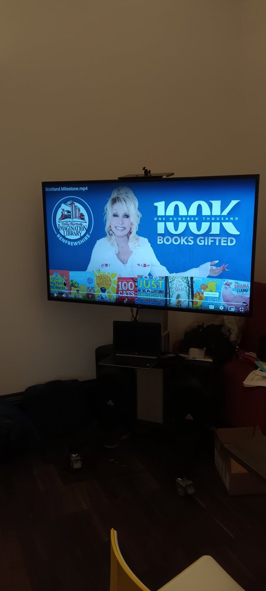 stuartwha1's tweet photo. @EngageNews1 @WhatsOnRen @WilliamsburghHA @LinstoneHousing @BryanDando1 @jamiemallan just arrived at the celebrating 100,000 books provided by the Dolly Parton Imagination Library Renfrewshire. Looks amazing and you cannot beat a high tea. https://t.co/py8A0pPTVX