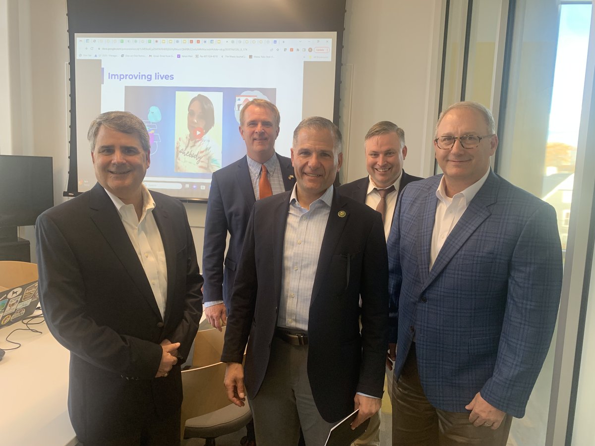 QuadBioInc's tweet photo. Our CEO, Richard Uhlig, and CFO, Richard Bongo, met with @RepMolinaroNY19  , who serves New York’s 19th Congressional District and is a champion for children with autism and their families. We shared news about the success of our own virtual clinic, https://t.co/b8FOoqSIsC
