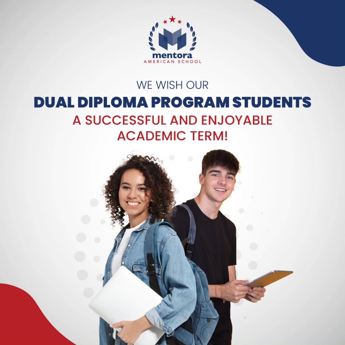 Here's to a fresh start as we kick off a new term at Mentora American School! 🤩 Wishing all our students success on their Dual Diploma Program journey! 🎓✨

#BacktoSchool #MentoraAmericanSchool #DualDiplomaProgram