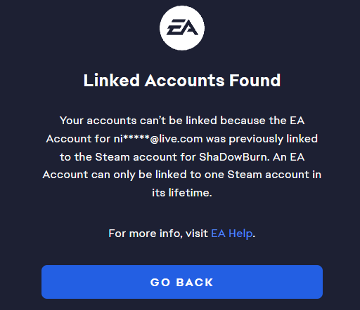 Hock_Smash's tweet photo. This level of unhelpfulness is incredible.
@EA (maybe @Steam),
Why do I have 5 duplicate @EAHelp tickets from your support staff replying the same unhelpful things?
Why is fixing this issue so difficult?
Steam points finger at EA, EA points finger at Steam...
FIX IT https://t.co/y1HpJAwD1h