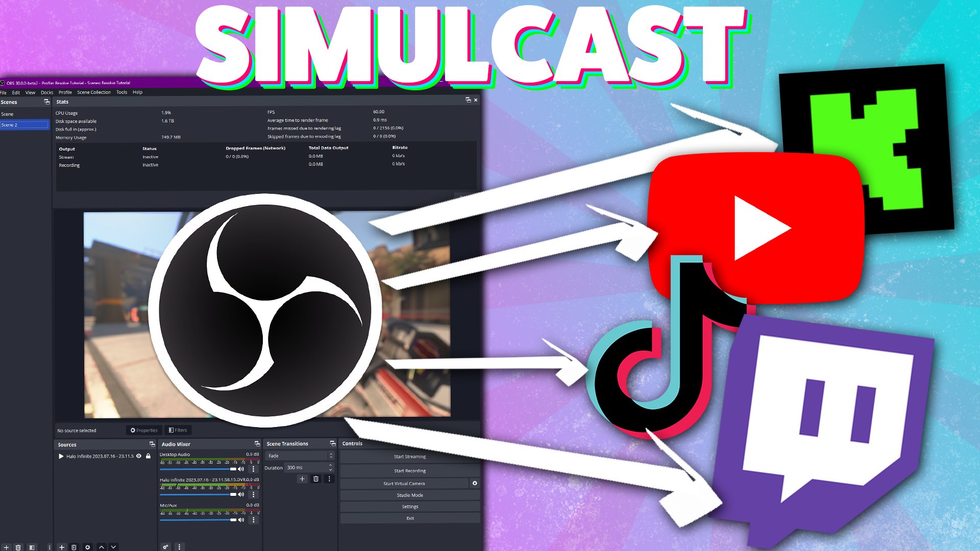 Aircast · Restreaming, stream-lined.