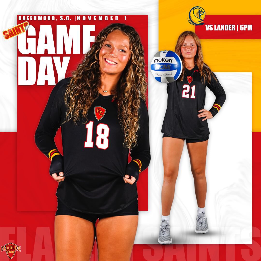Battling the Bearcats tonight💪

🆚 Lander
📍Greenwood, S.C.
⏰ 6 p.m.
📊 landerbearcats.com/sidearmstats/w…
📺 pbcsportsnetwork.com/landerbearcats/

#GoSaints