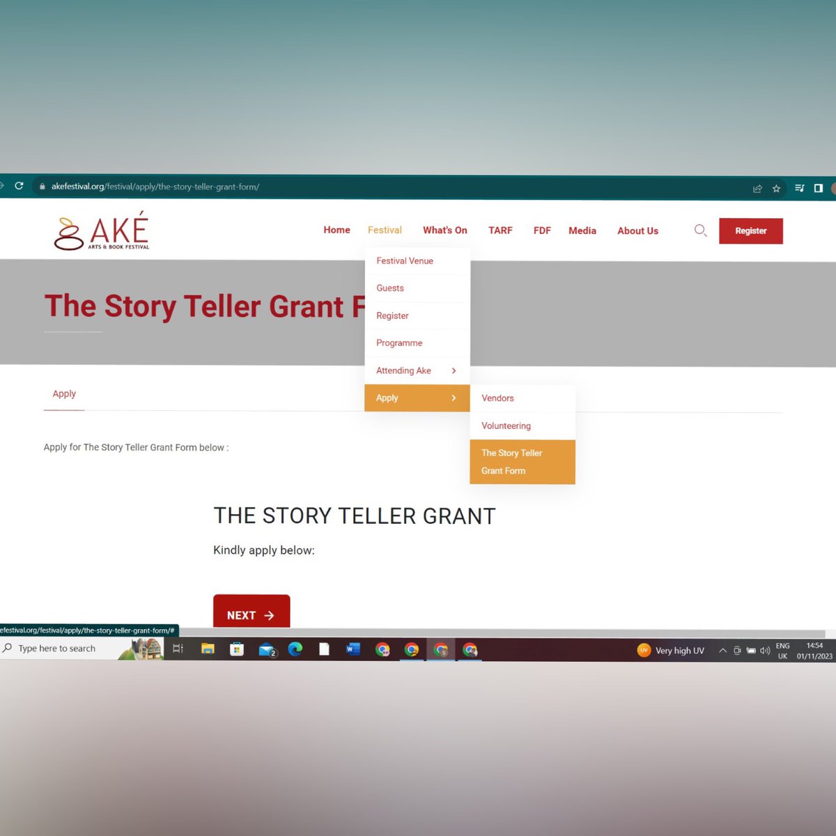 akefestival's tweet photo. Undergraduate storytellers studying a course in the Humanities at a Nigerian university can now apply for the Storytellers Grant.

Applications close on November 7, 2023

Apply using the link in bio. https://t.co/RIrgifu8uI