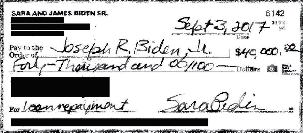 FmrRepMTG's tweet photo. 🚨 BREAKING 🚨 

Joe Biden received $40,000 directly in laundered China CCP Cash!!!

More DIRECT evidence of the Biden Crime Family using Joe’s last name.

And there was always a cut for the Big Guy!

FOLLOW THE MONEY! https://t.co/9zefZ2S2t8