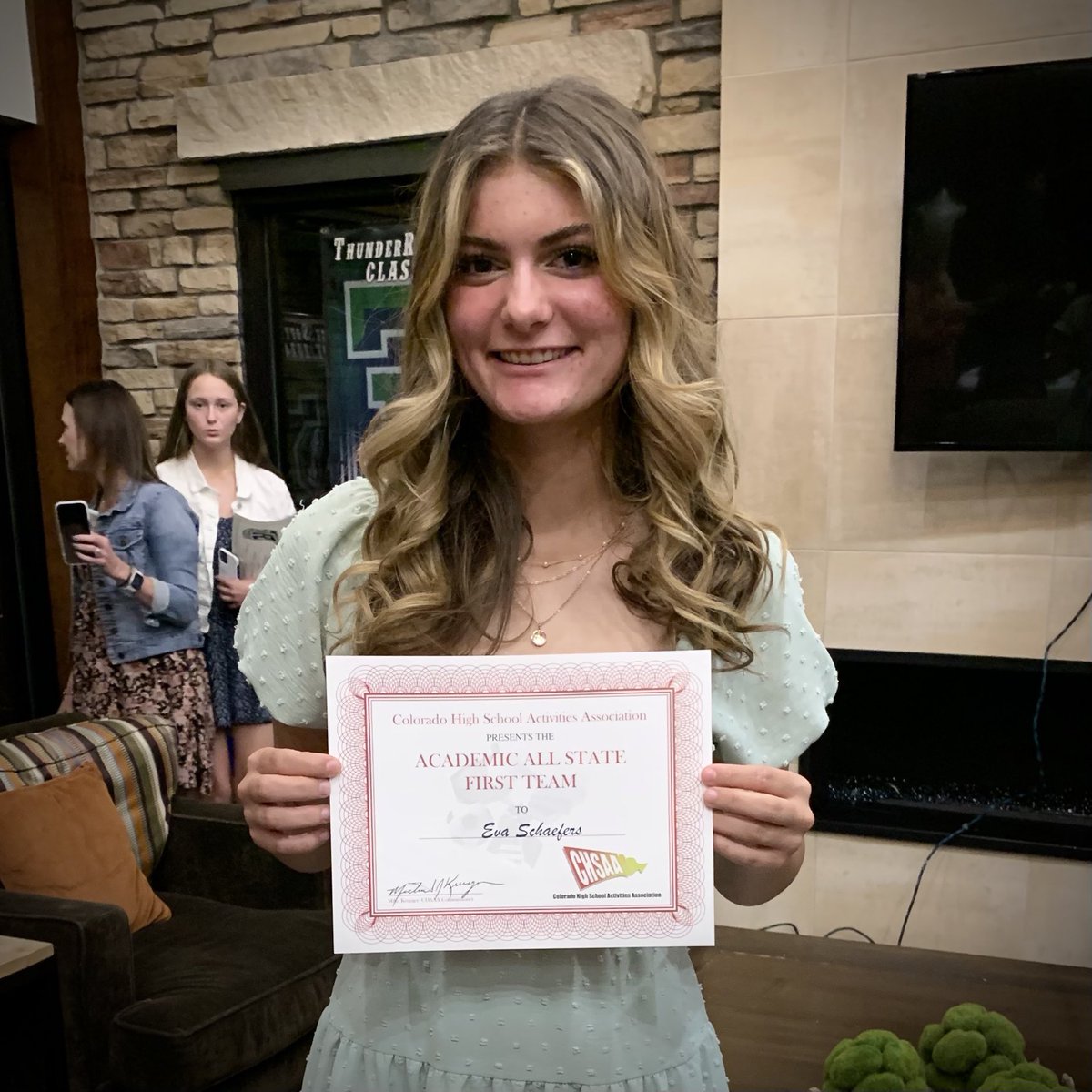 Talented 2025 Utility <a href="/schaefers_eva/">Eva Schaefers</a> leads off our recognition of awards season for our Bombers…1st Team Academic All State for the <a href="/tr_softball/">ThunderRidge Softball</a> grizzlies
