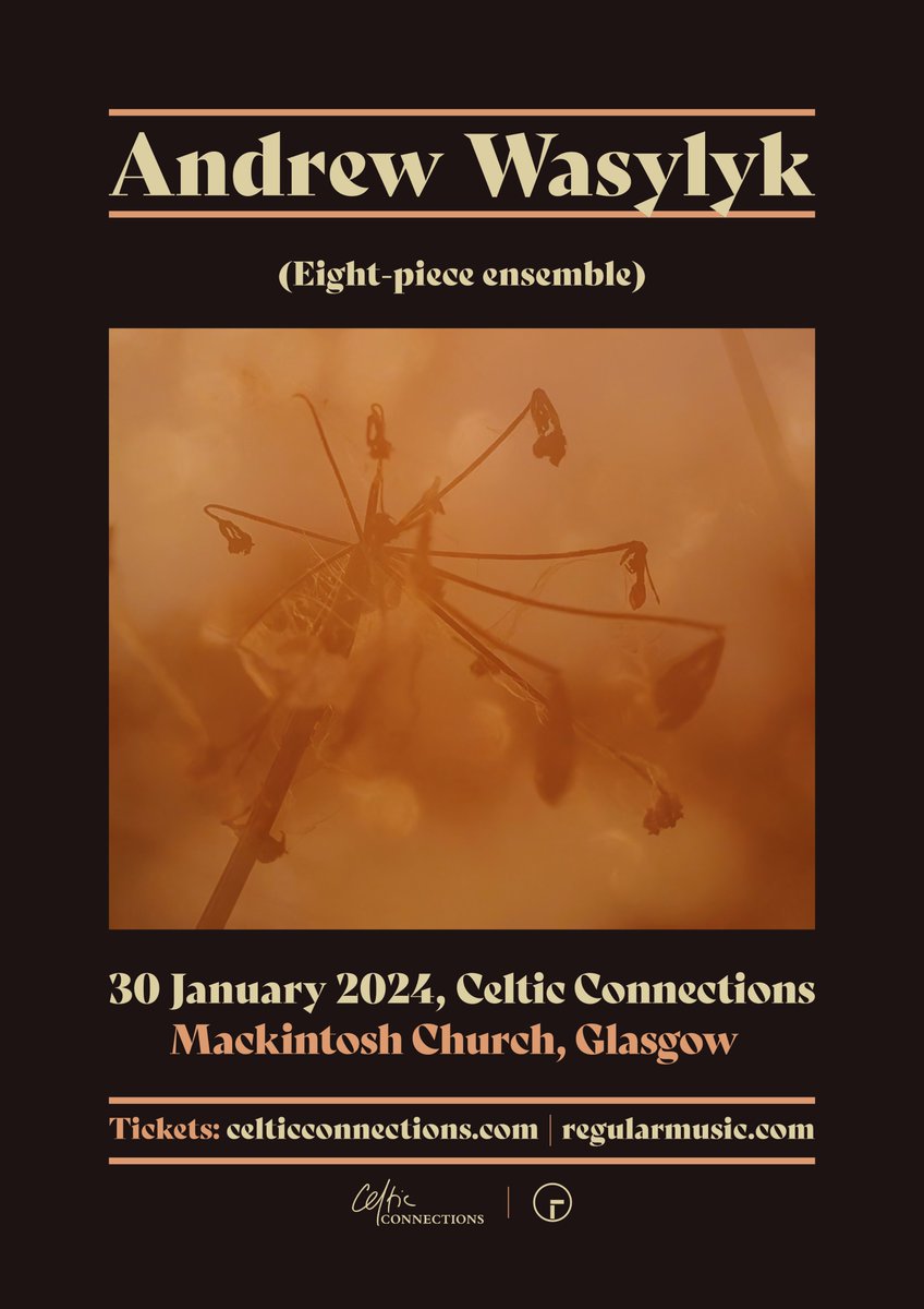 Mother Glasgow👋, v. happy to be playing @ccfest, 30 Jan. at the gorgeous Mack Church.  

In light of its unexpected @SAYaward shortlisting, we’ll lean into songs from Hearing The Water' + more with a red-hot 8-piece & live 📽️

🎟️s on sale Friday 10am

Poster: @SurfacePressure