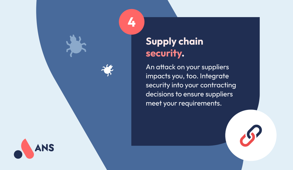 ANSGroup's tweet image. Remember, your supply chain&apos;s security is your security. Today, we emphasise why integrating security into your supplier decisions is critical.
#CyberSecurityAwarenessMonth2023 #CyberMonth2023