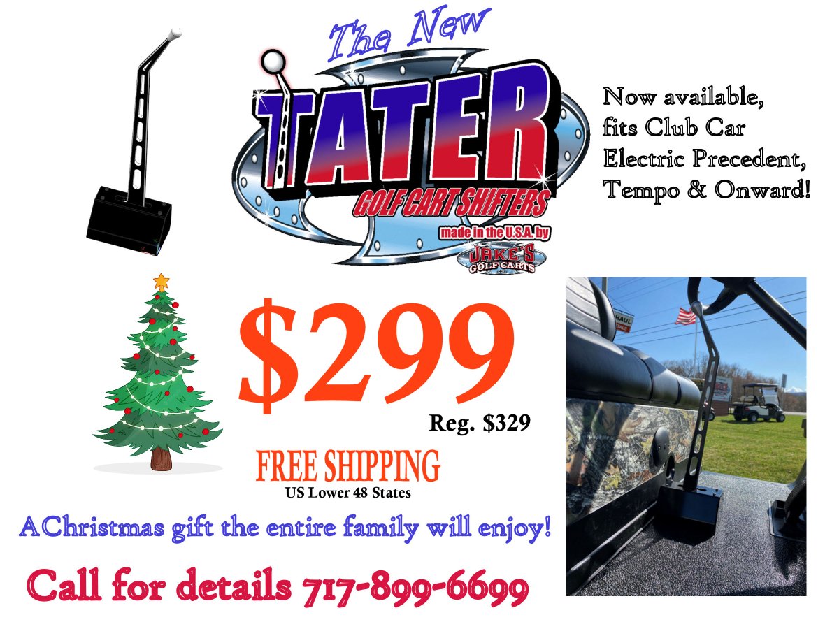 A great Christmas present for that golf cart owner in your family!