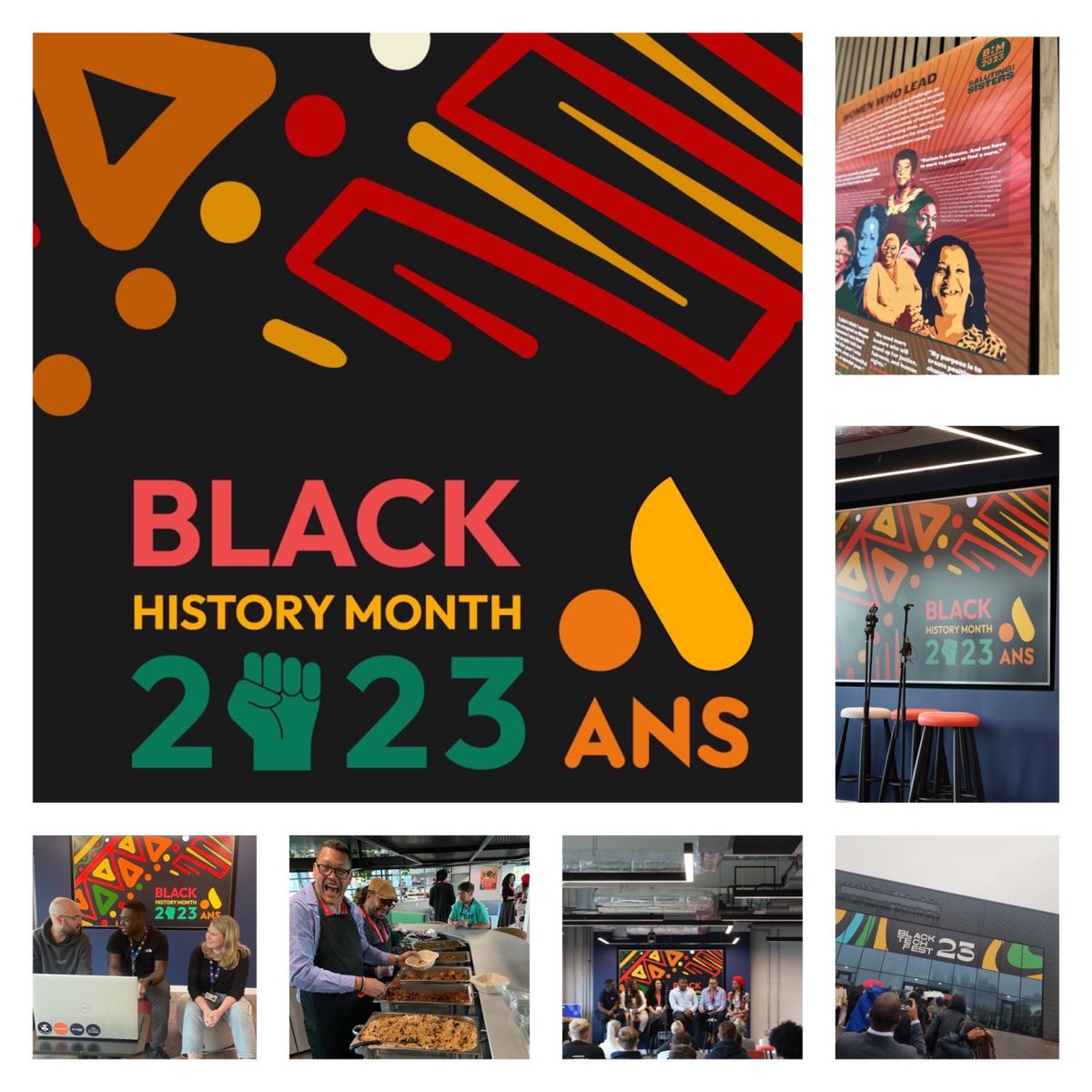 ANSGroup's tweet photo. Reflecting on a month of incredible collaboration, learning and celebration at ANS for Black History Month. Enormous thanks to our guests Lisa Samuels, Aaron Willis, Erinma Bell, Christopher Heteckery for sharing their stories with us. https://t.co/q14kfzysWD