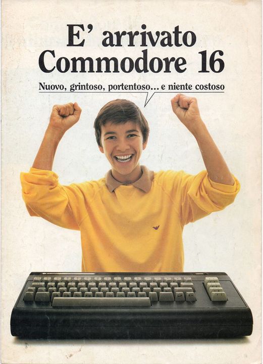 VingTroiSeize's tweet image. #commodore #C16 #CBM #advert 🇮🇹 #retrocomputer #retrogaming #80s #90s #Geek #videogamesmusic