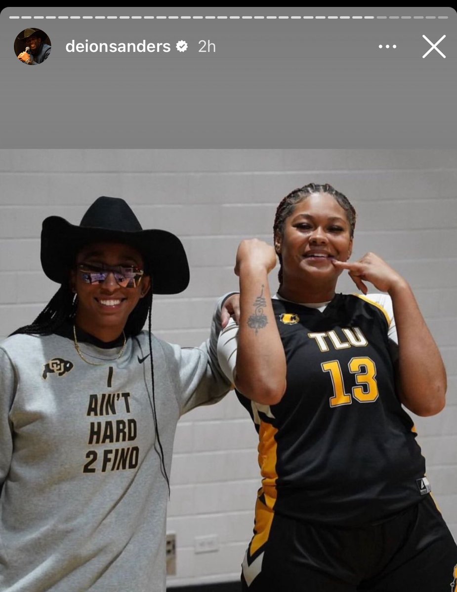 TLUwbb's tweet photo. We ain’t hard to find @DeionSanders 🫡

#TooLiveU x #GoBuffs https://t.co/xvHLnsMARg