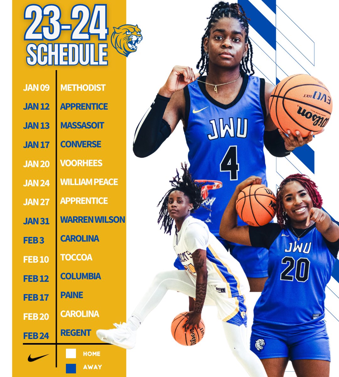 What you’ve all been waiting for… 

The 2️⃣3️⃣ ➖ 2️⃣4️⃣ schedule just dropped! Make sure you grab your 🎟️ and 🍿- this season is going to be one you don’t want to miss‼️
