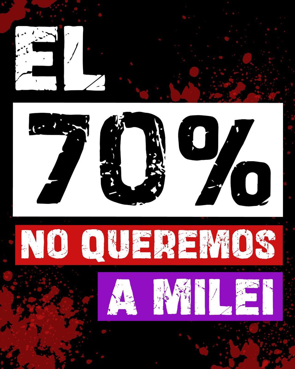 MaxiBasirico's tweet photo. #7deCada10 argentinos estamos preocupados por la locura de Milei. https://t.co/MCqn9vHcqR