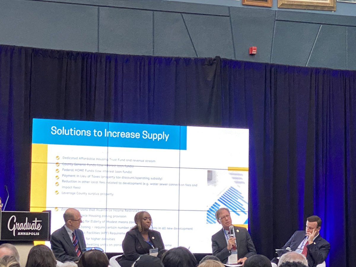 .<a href="/AACountyGovt/">Anne Arundel County Government</a> <a href="/AACoExec/">County Executive Steuart Pittman</a> Pittman outlines supply-side solutions enacted to address housing affordability crisis, including zoning reform discussions, density bonuses, a dedicated funding source for the county housing trust fund, &amp; more. All done in partnership w/ <a href="/ACDSinc/">ACDS</a>.