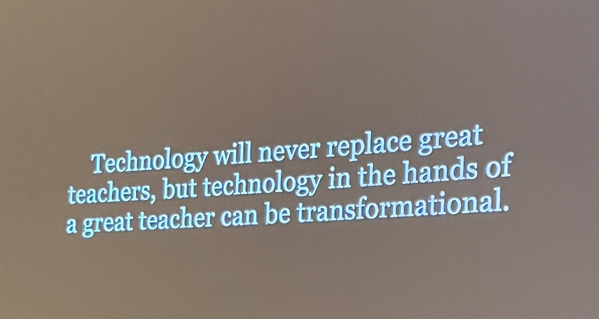 Great way to kick off @GaETConf with @gcouros. Inspiring, relatable and hilarious! Thank you! #CobbInTech