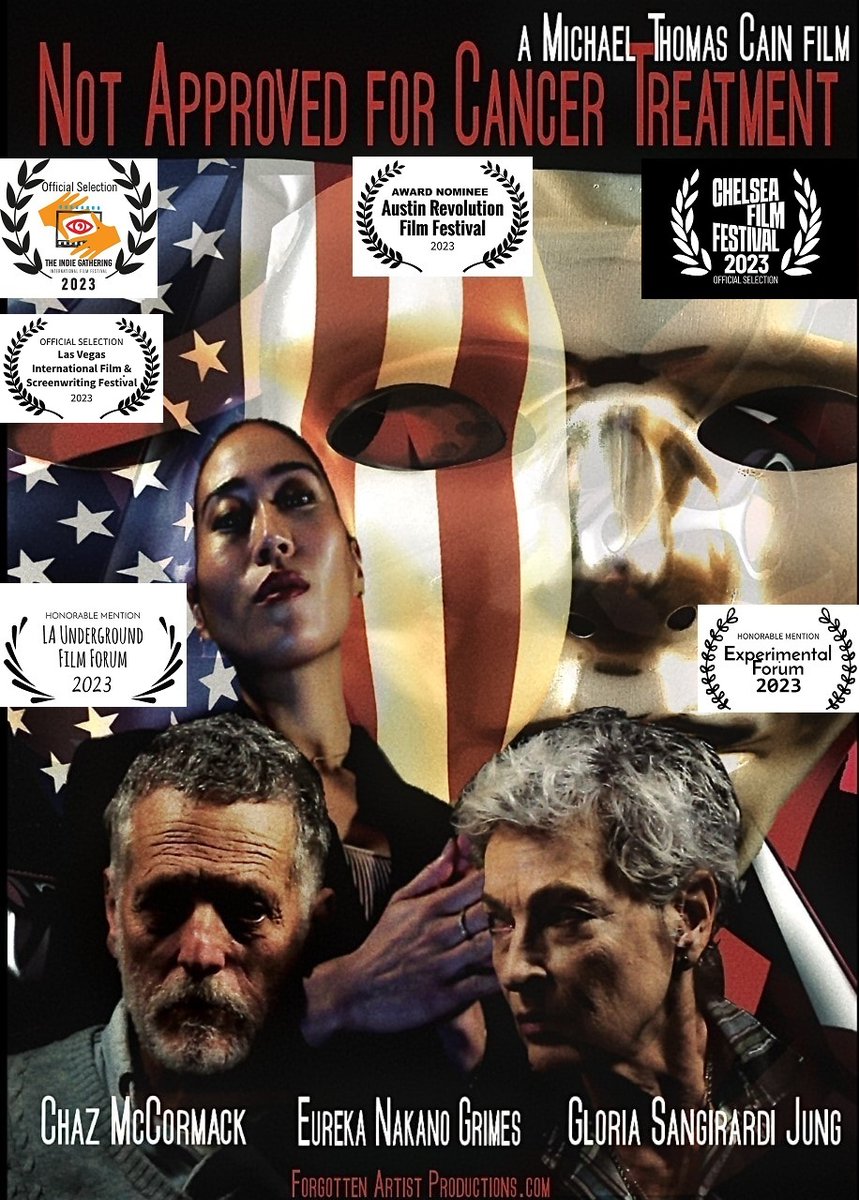 MichaelThomCain's tweet photo. Thank you to the #LasVegasInternationalFilmandScreenwritingFestival for the acknowledgement of our #movie #NotApprovedForCancerTreatment as an #OfficialSelection! There are some great people behind this great festival, and we're honored to be recognized this year! #film #lasvegas https://t.co/KPFybEH2zl