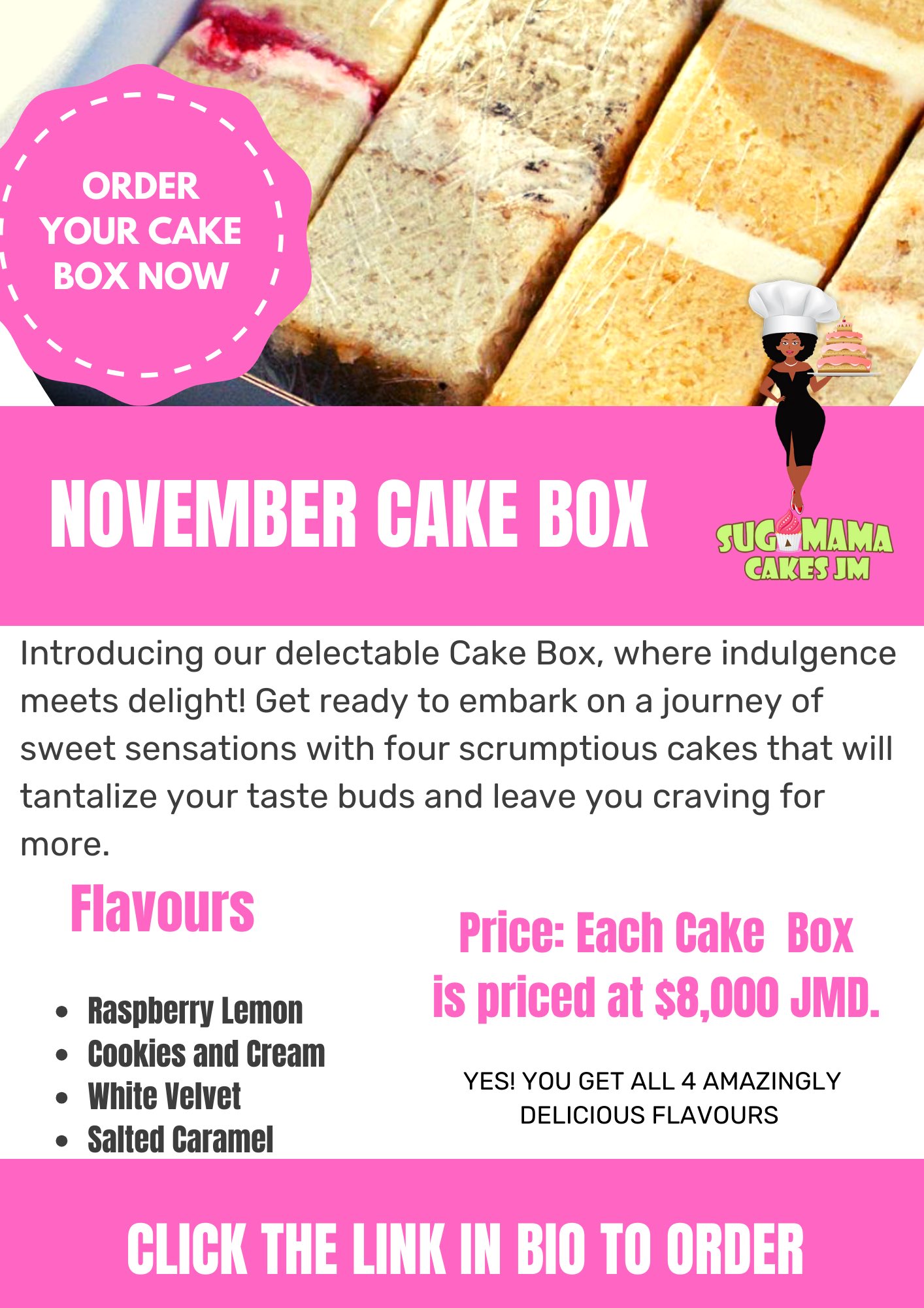 Cake box price list deals