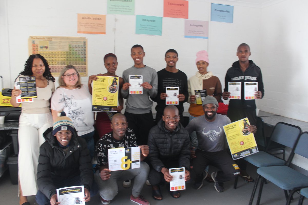 A huge thanks to @redandyellowed education relationship manager Mandy for coming out to @songezocyclingacadem. What a day filled with so much joy and opportunities for our academy students. A great opportunity to secure a career in the digital marketing world. #opportunity