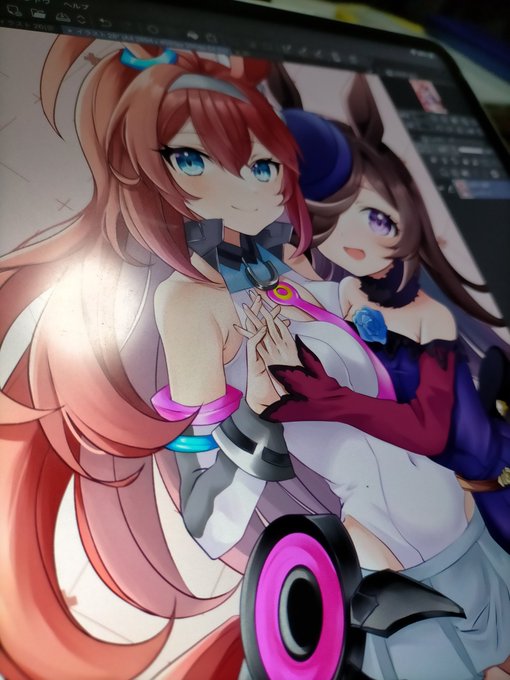 11月4日のADV018には参加出来なくなってしまいましたが…(›'ω`‹ )イラコンに参加します!
当日は投票形式で、投票して下さった方へ抽選でブルライイラスト当たります～
頑張って描いたので見てくれたら嬉しいです。 