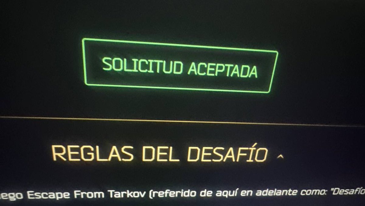bnavascu's tweet image. Han aceptado la solicitud @tarkov 🥳🥳🥳 #StreamerChallenge #EscapeFromTarkov