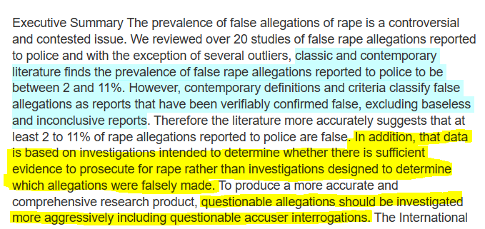 men_are_human's tweet photo. Study confirms #MRAs are telling the truth yet again. 

#FalseAllegations are NOT merely 2% of all reported rapes. In fact, 10% is on the lower end. As we've been saying for YEARS:

💠The stat ONLY includes verified false accusations.
💠The Police are NOT looking for, or pursuing, malicious complainants.
💠The ACTUAL number should be ~50% false.
💠The categories are poorly defined.
💠Evidence of malicious intent is ignored.

https://t.co/h8dwyK6LM4
