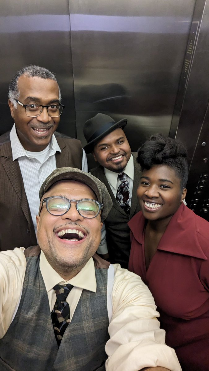 The City Center of New York's Pal Joey Quartet in costume! 

<a href="/JazzManLaf/">Lafayette Harris Jr</a>, <a href="/alvesterg/">Alvester C Garnett</a> , <a href="/horneswag/">Alphonso Horne</a> &amp; <a href="/caylenbryant/">Caylen Bryant</a>