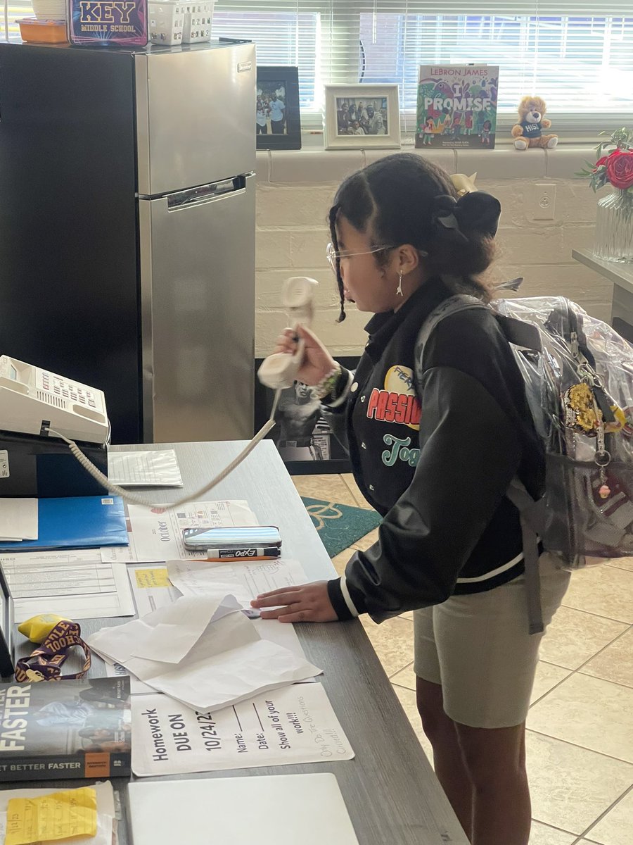KeyMS_Cougars's tweet photo. Our 6th grade Scholar made the morning announcements! 🤩
By delivering announcements and sharing important news, scholars contributes to building a sense of belonging and school spirit. We love to keep our scholars involved! 💜💛💜💛
#WeGotTheKey #Cougars #KMS https://t.co/SPOfQVTHQh