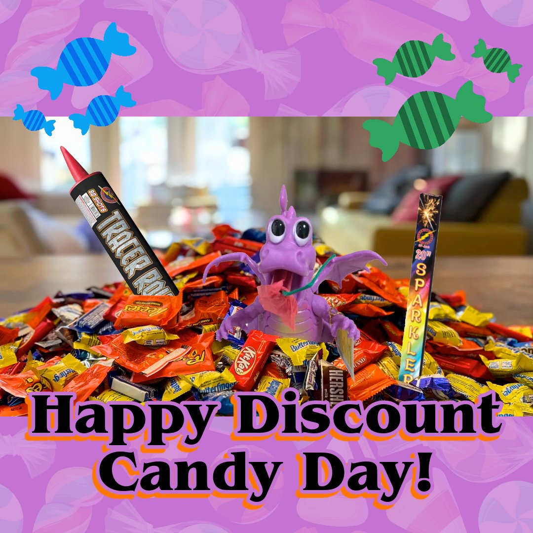 wwfireworks's tweet image. Who's taking advantage of the discounted candy today!? Did everyone have a safe &amp;amp; fun time last night?

#wwf #halloween #candysale #discountcandy #wildwillysfireworks #wildwillys #fireworks