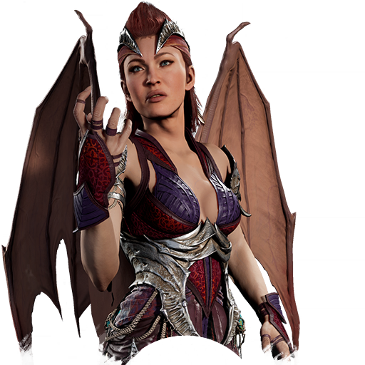4thSnake's tweet image. Imagine an alternate version of MK where we have Nitara, saviour of Vaeternus, and this radical/evil queen who tries to use blood magic to take control over the realm and its people.