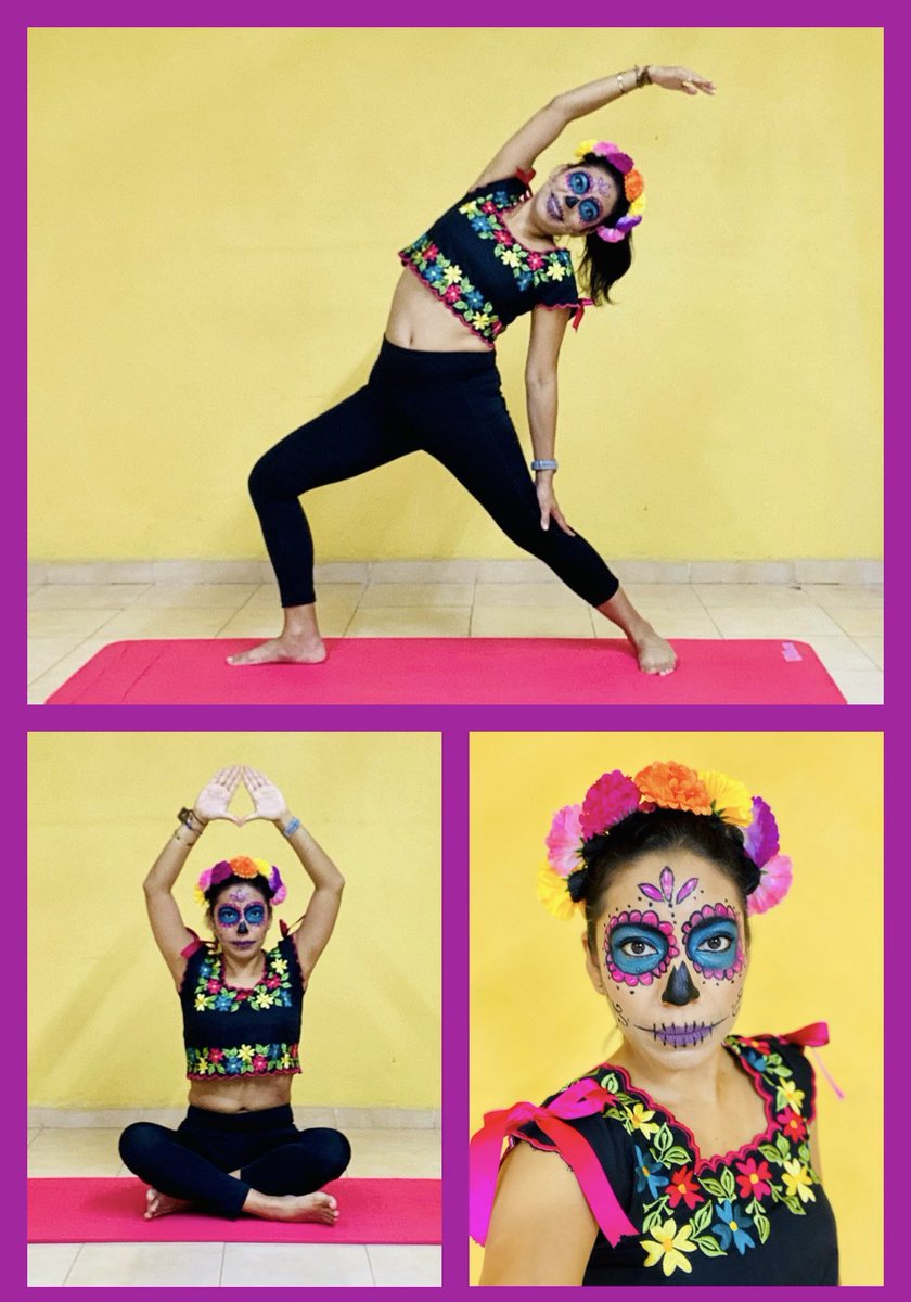 Feliz día de Muertos Peakers 💐 #DiadeMuertosYogaPose #MyPeakChallenge #MPC2023 @MyPeakChallenge @MexicanPeakers @SamHeughan