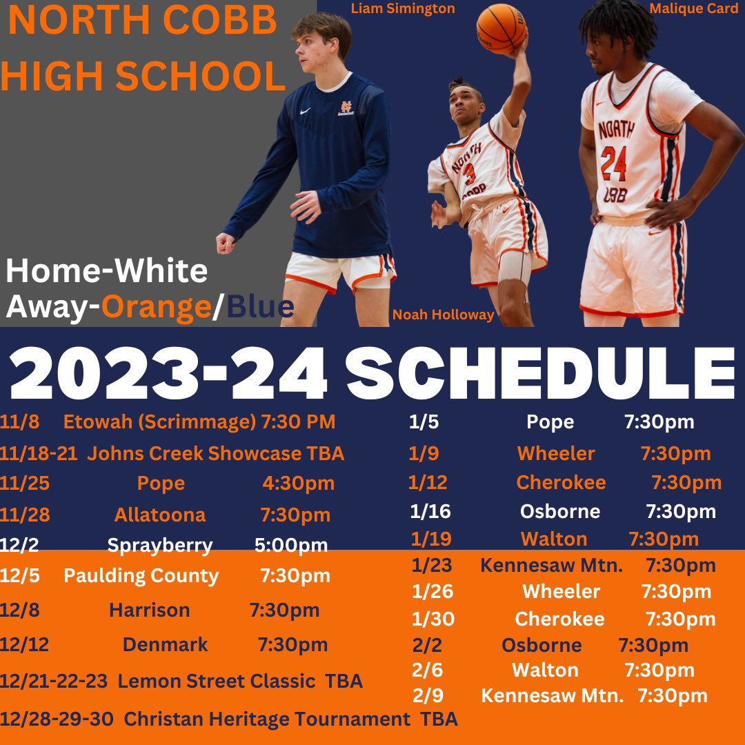 23’-24’ 🏀 schedule
Go Warriors!