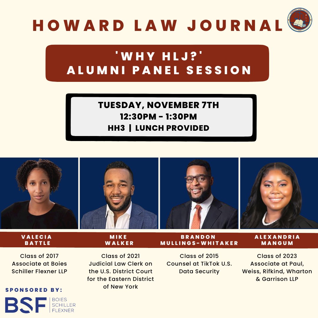 Attention students! We invite you to join us on Tuesday at 12:30 PM in room HH3 for an enlightening "Why HLJ?" panel. Discover the benefits of becoming a part of our esteemed publication as shared by our accomplished alumni. Food will be provided. See you there!