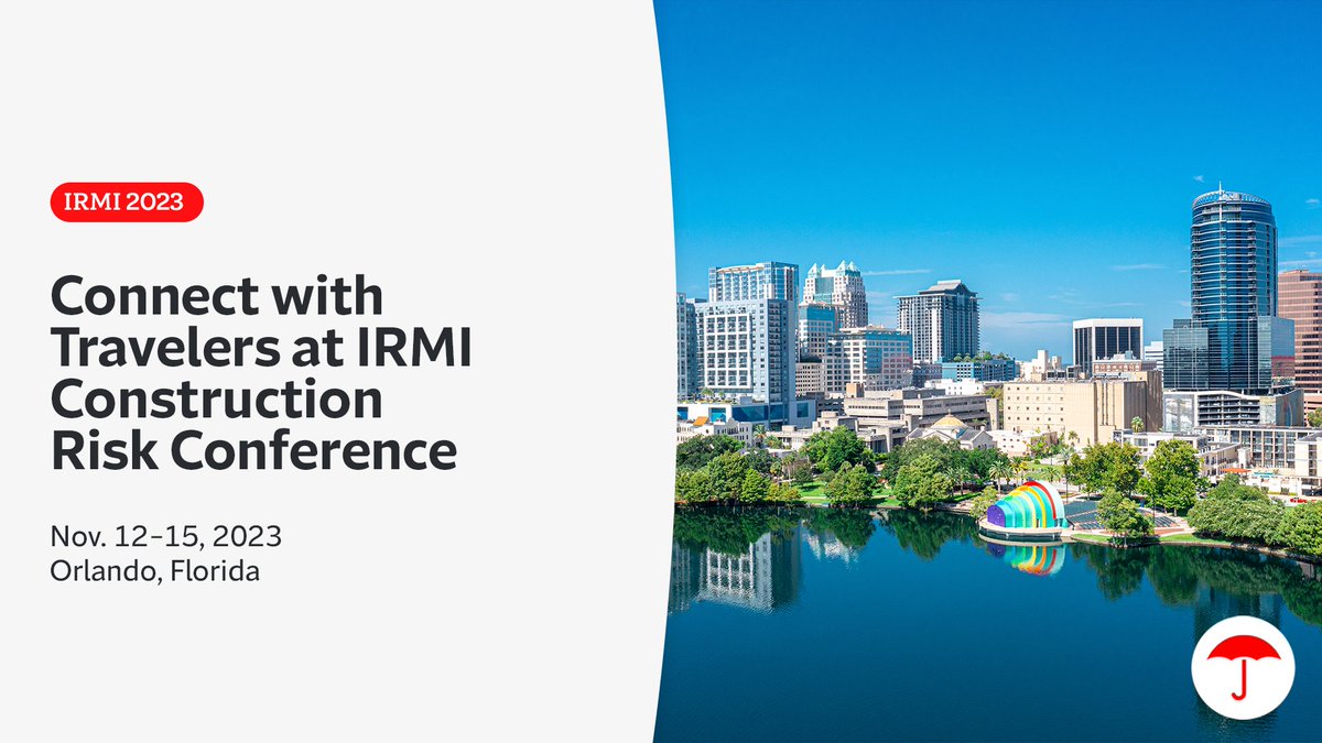 ⏰ We are counting down the days until #IRMI2023. Travelers is proud to be a gold sponsor of the @IRMIowl Construction Risk Conference. We look forward to seeing you there. Learn more: travl.rs/45R1aCN #RiskManagement #Construction