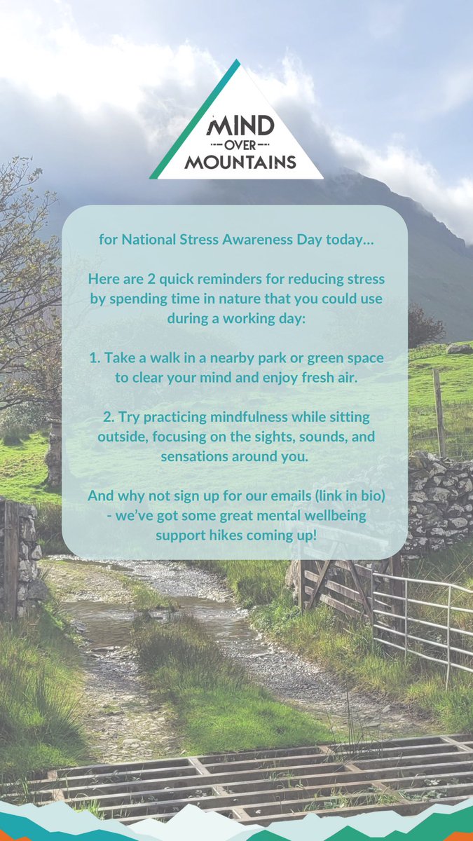 Just reminders. In truth we all know these things will help, we just have to be prompted to make them happen. For #NationalStressAwarenessDay lets all try to remember 💚
#mentalhealthreminders #wellbeingatwork
