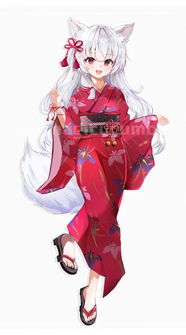 IRIAMにて活動予定の  LapisLive所属/菖蒲ゆかり様()  担当させていただきました 11月28日デビュー予定の狐さんです