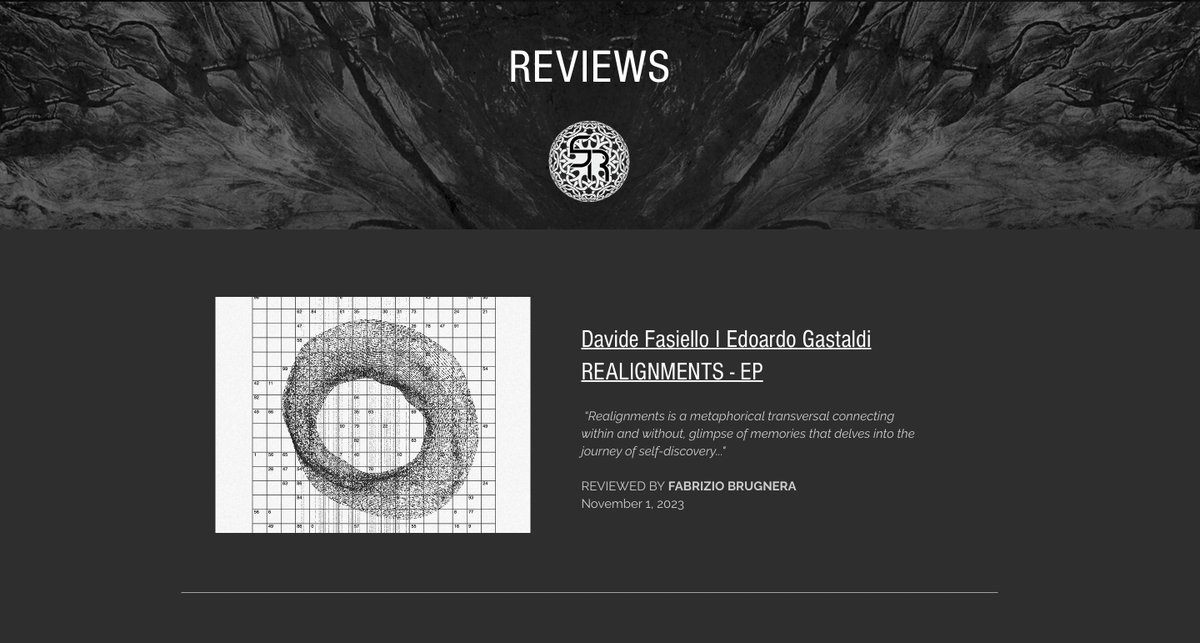 I had the pleasure to review Davide Fasiello and Edoardo Gastaldi’s latest EP “Realignments”, you can read the full review on the Siril Records website: 
sirilrecords.com/realignments-ep

#Review #piano #pianist #pianomusic #neoclassical 
#classicalmusic #cinematic #composer