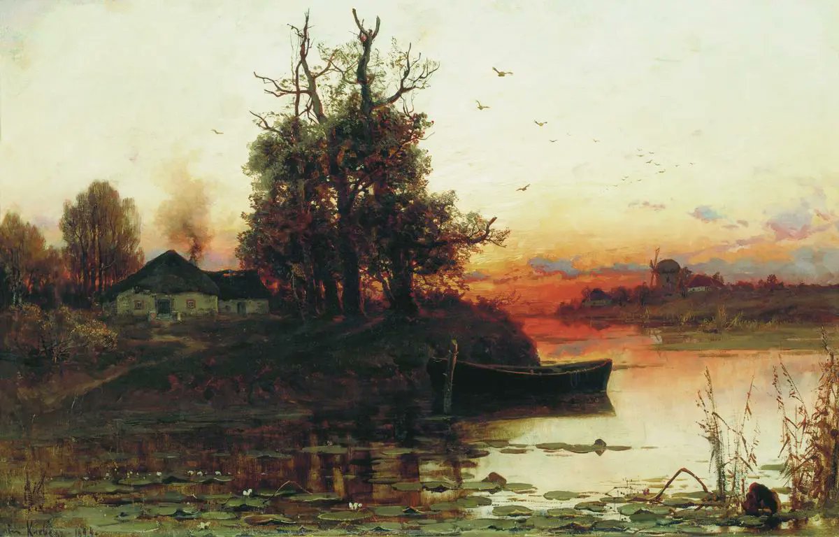 WilhelmGustloff's tweet photo. Julius von Klever
Evening silence
1894 https://t.co/cXlRcgMlXl