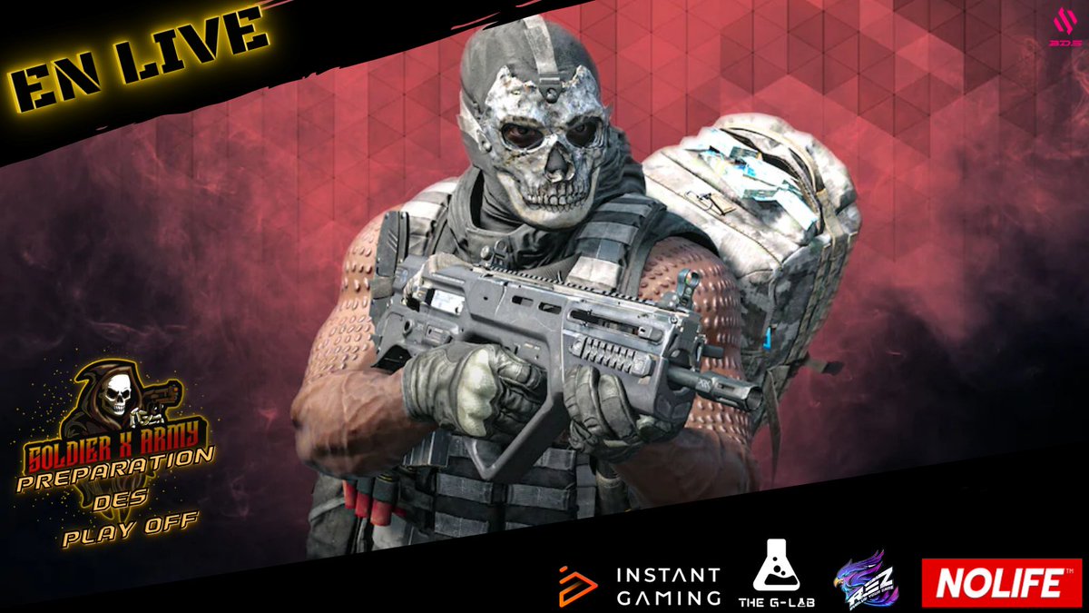 Soldierx63's tweet photo. Soldats !!!

La date est tombée!!! Les demi finale se joueront ce samedi à partir de 21h30 !!!

En attendant, allons nous chauffer ▶️ https://t.co/DmiOLGAnsj

#twitchfr #twitchstreamer #warzone #wagger https://t.co/8WDUfgAZyn