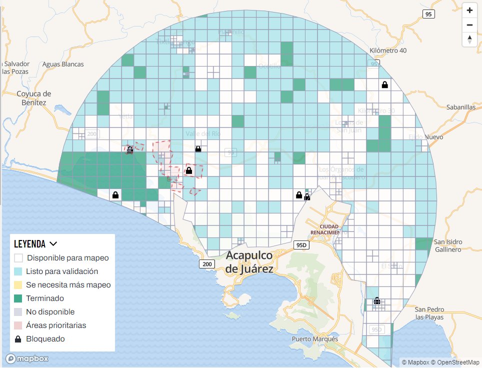 asalmendez's tweet photo. En los últimos días más de 120 personas de diferentes partes del mundo han colaborado en mapear las edificaciones, los ríos, los caminos y los cuerpos de agua de las zonas cercanas a #Acapulco, que sufrieron el impacto del huracán #Otis el pasado 25 de octubre.

Este proyecto es una iniciativa de @hotosm, una organización sin fines de lucro que utiliza la plataforma de #OpenStreetMaps para crear mapas libres y abiertos que sirvan para la respuesta humanitaria y el desarrollo sostenible.

Si quieres apoyar esta causa, lo único que necesitas es crear una cuenta en @OpenStreetMaps y luego ingresar a @hotosm con los mismos datos. Allí encontrarás las instrucciones para participar en el mapeo y contribuir a la recuperación de las comunidades afectadas.

¡Gracias por tu solidaridad!

👉Link: https://t.co/IpoE4gBlVE