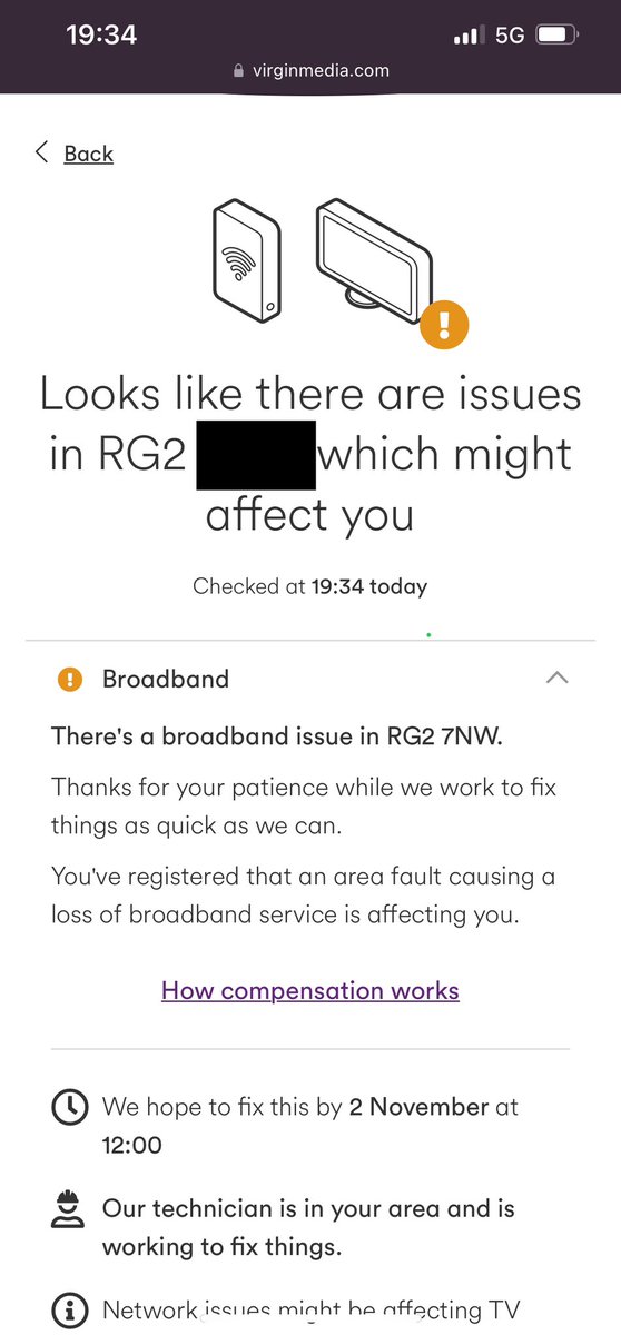 Dani_HeadCase's tweet photo. For @virginmedia customers in Reading RG1, RG2 &amp; RG31 don’t be expecting your broadband to come back up any time soon. Only have to read their twitter mentions to know it’s impacting 100’s if not 1000’s of customers and they don’t care whatsoever. https://t.co/wbaAhlJTRH
