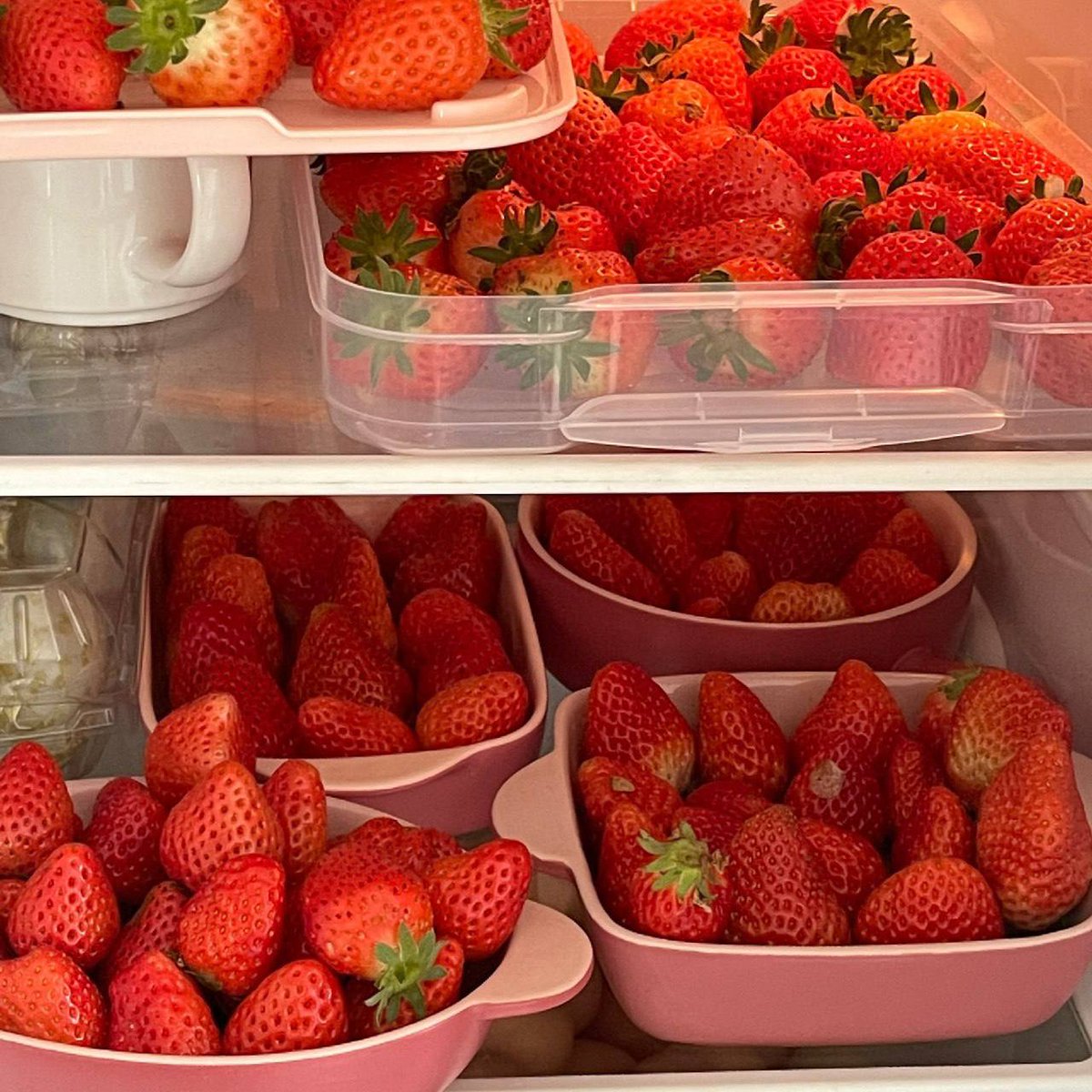 rem49er's tweet image. I like strawberries because they are low in calories and high in fiber, which can help manage my weight by promoting a feeling of fullness.