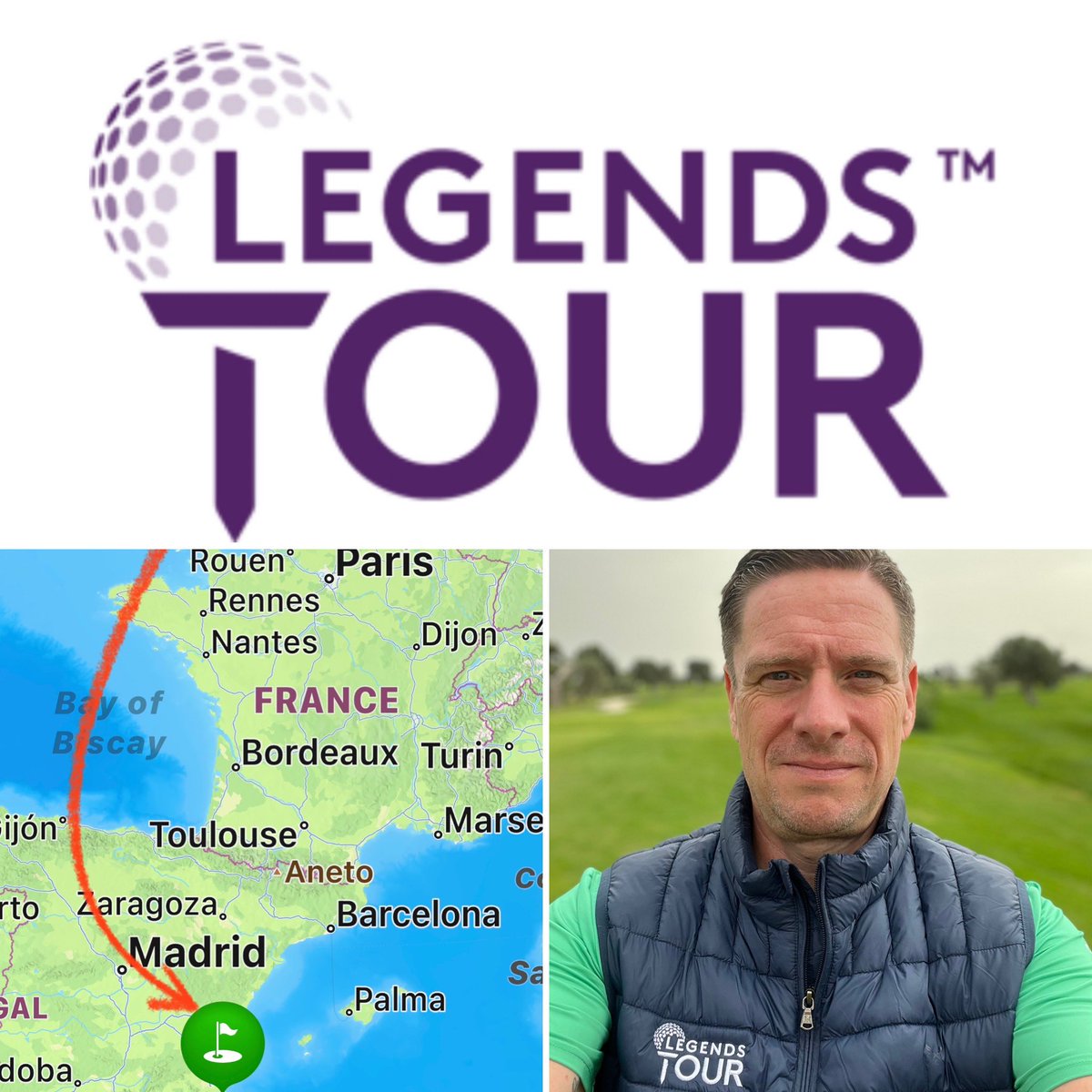 Great to be back out on <a href="/euLegendsTour/">Legends Tour</a> duty in 🇪🇸 at La Manga for Farm Foods European Senior Masters ⛳️ #golf #sport #legendstour #tv #presenting #host #reporter #spain #lamanga