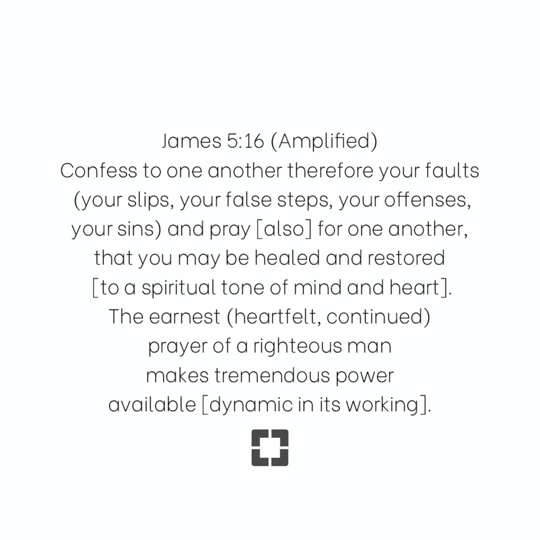 Pray for one another . It’s love .