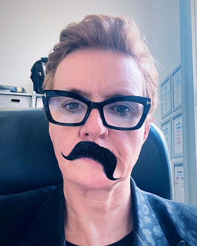 MovemberUK⁩ hows my tache?! Don’t forget to see your GP @pixieandsera for all your embarrassing ailments! #doctorsorders