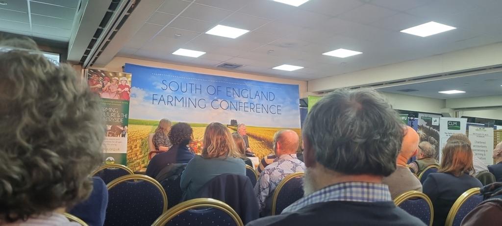 Big turnout to S of E Farming Conference. Well done