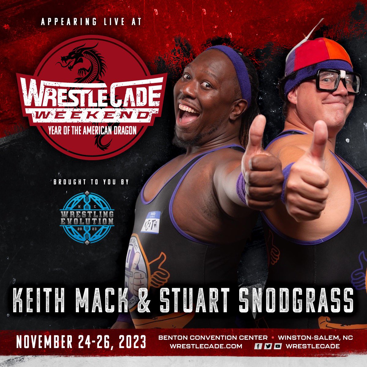 other_guys_tag's tweet image. The OG SQUAD IS HEADING TO WrestleCade!! Meet &amp;amp; hang out with the entire squad during @WrestleCade weekend!! Huge thanks to Wrestling Evolution LLC for sponsoring us!! #theogsquad #theotherguys #theothergirls #WrestleCade