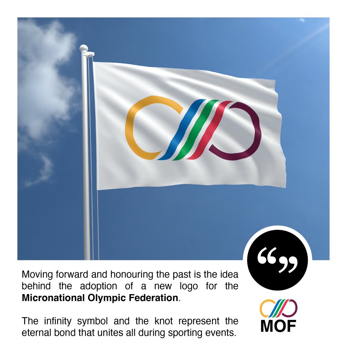 We are moving forward!

The MOF changes its logo. Honouring the past and looking to the future of micronational sports.

We will unveil a new website soon featuring our new identity, check our socials in the coming days!

#micronations #sports #identity #new