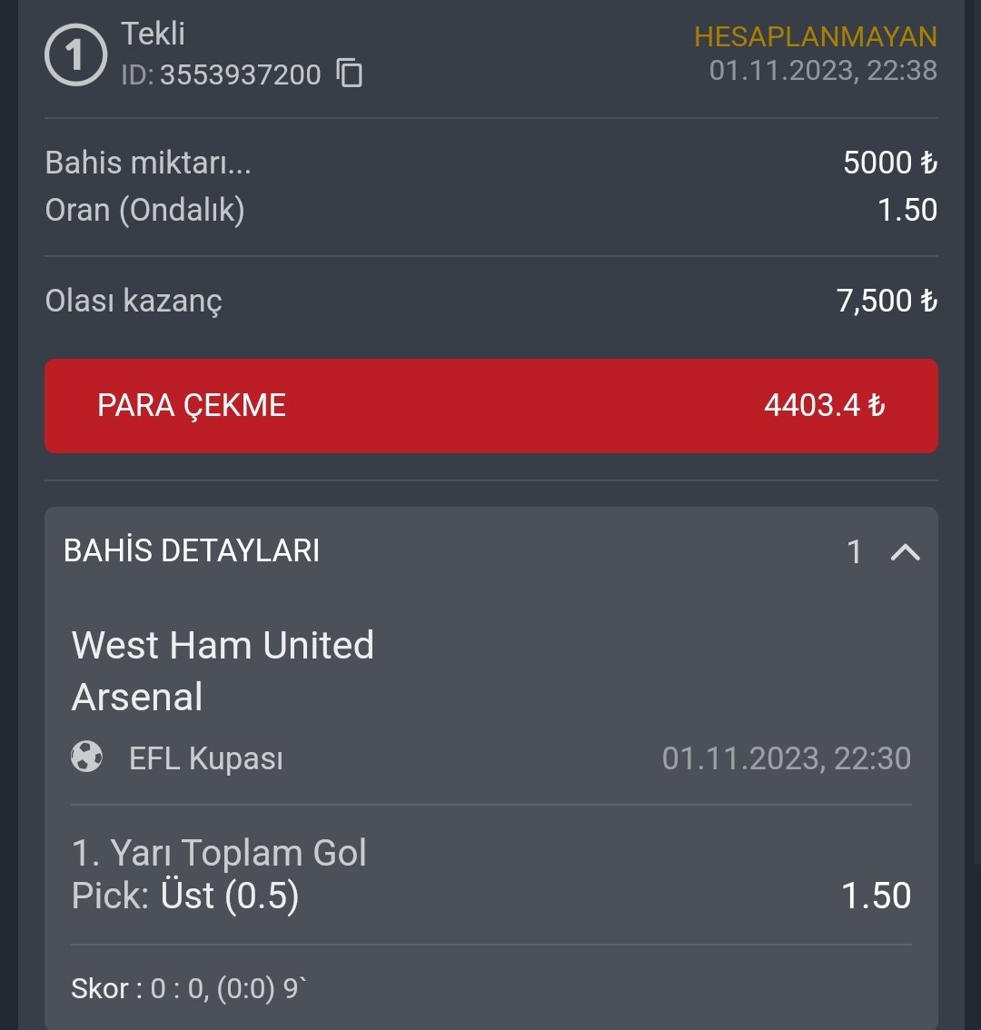 Bahis kazanırsa rt yapan 10 kişiye 100 lira gonderecem. 

Bahis kazandıktan sonra rt yapan yazmasın