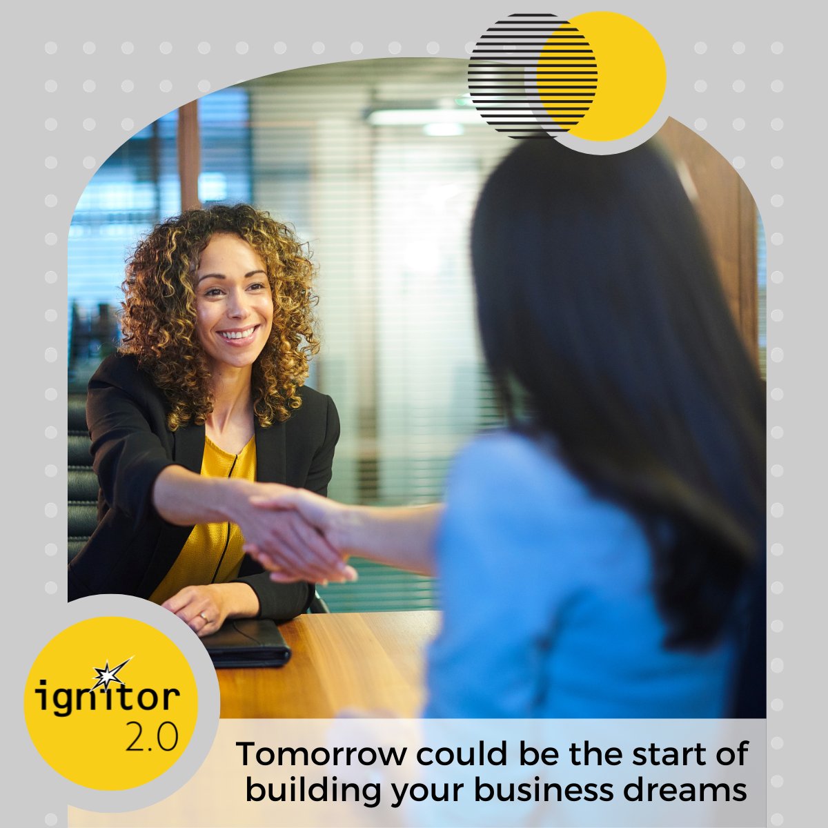 wsucfe's tweet image. TOMORROW, a group of people with #BusinessDreams embark on a journey with Ignitor 2.0! 

Are you in? Join us to discover the secrets of #CustomerValidation and turn your idea into a thriving business.

It's time to make it happen!
wichita.edu/ignitor
#BusinessStrategy