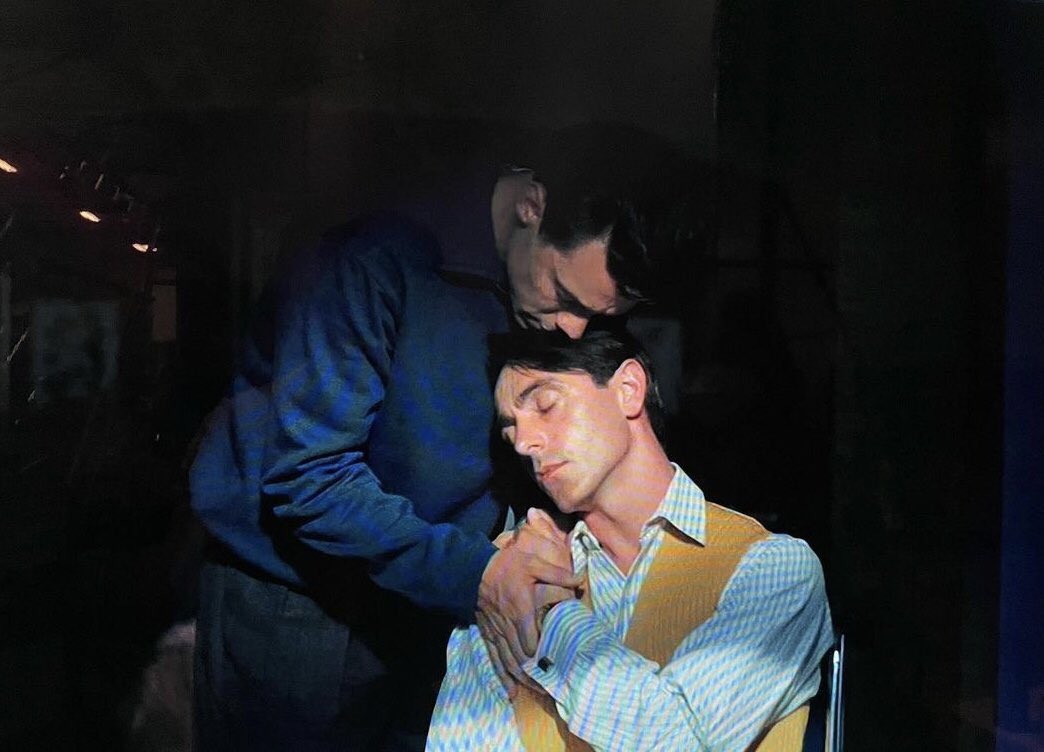 TheHarryNews's tweet photo. Harry and David Dawson on the set of My Policeman. 

“Tom and Patrick lived happily ever after btw.” -- Via robbierogers https://t.co/lUcz8Lybyj